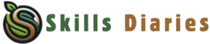 logo, skills diaries logo